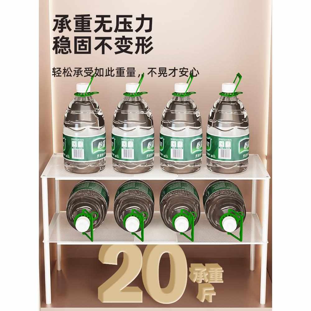 .衣柜分层隔板抽拉可伸缩置物架柜子衣橱衣服隔断收纳神器衣物宿