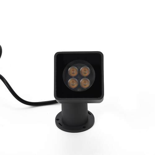 防水聚光灯庭院灯 4W小方形投光灯景观照明射树投光灯草坪照树灯