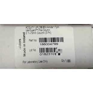 5u议价 Wa9t ers沃特世保护柱186003801.27um