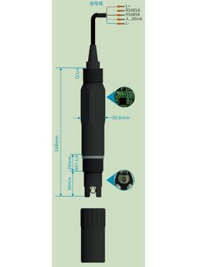 正品PHORP溶解气感测氧器余 余氯浊度污浓测度计腐蚀率水中臭氧EC