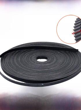 3D打印机配件2GT同步带轮gt2皮带6mm10mm橡胶带齿开口PU钢丝皮带