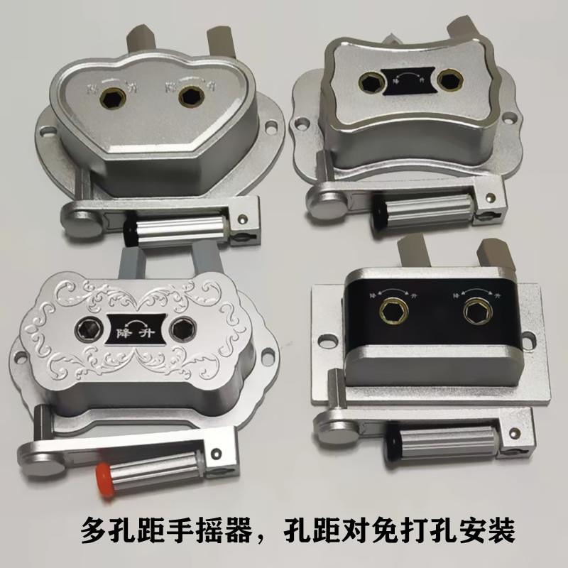 包邮升降晾衣架推拉手摇器晾衣架配件阳台双杆晒衣架 升降器 手摇