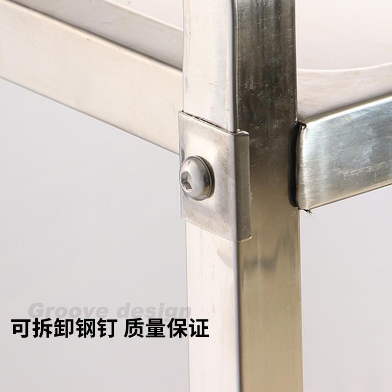 不锈钢餐车手推车超厚拆装商用餐厅移动送餐小车上菜厨房推车厂家