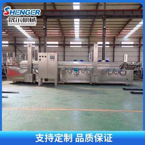 全自动豆泡油水混合油炸锅 商用果蔬脆低温油炸线 小麻花油炸锅