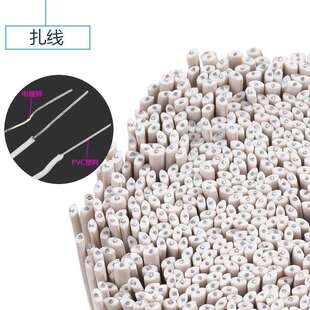 绕线扎线机专用扎丝镀锌包塑铁芯扎丝塑料包铁丝封口白色黑色扎丝