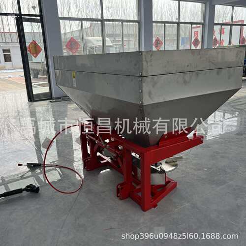 双盘撒肥机厂家撒复合肥机子小四轮背负式1吨不锈钢撒播机