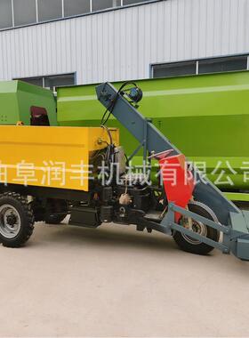 车粪粪便收集三轮清自推粪牛TSN场铲粪养殖场5方屎尿四动轮除粪机