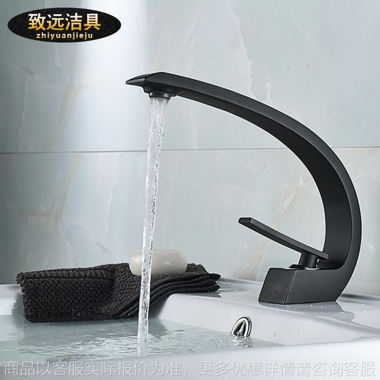 欧式复古黑色水龙头面盆水龙头 欧美畅销仿古水龙头全铜水龙头