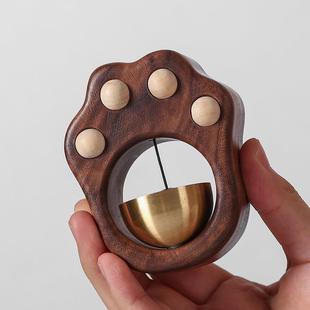 猫爪风铃吸门式 门铃铃铛多巴胺冰箱贴挂件入户乔迁门挂开业礼品物