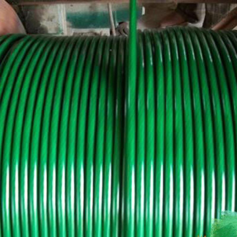 渡塑晾钢丝绳加 渡塑钢丝绳定XPR 制 工衣架不锈钢 钢丝绳