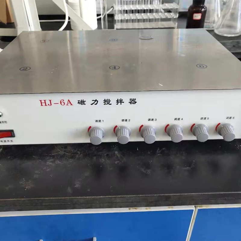 多4a搅拌器联数显电动多头搅拌器-磁力控温 供应加热磁力实验室hj