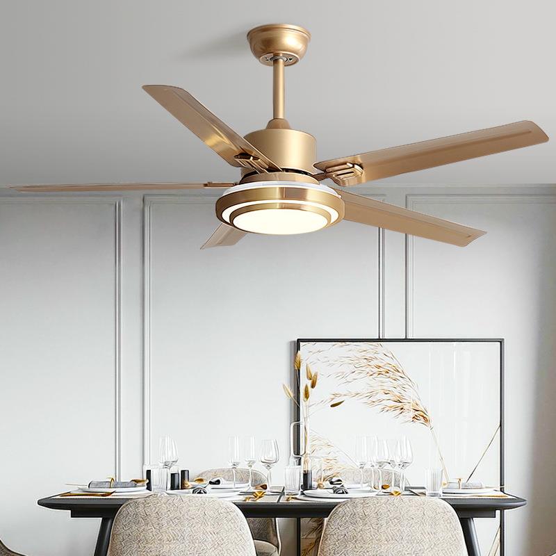 56寸大风不锈钢吊扇灯现简代约风力扇电灯家316用餐厅客厅带風扇