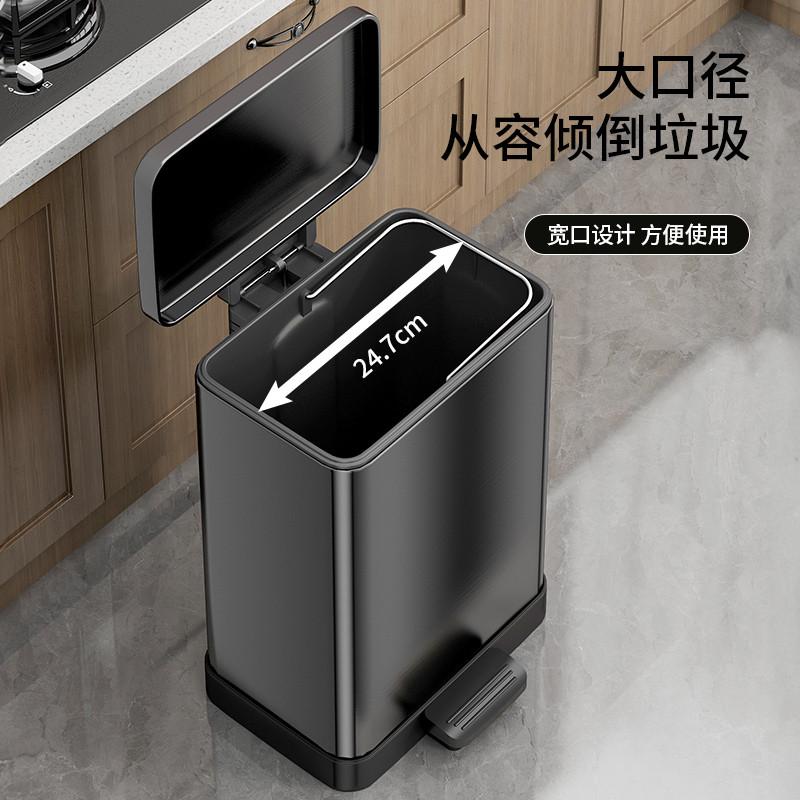 优勤厨房垃圾桶家用带盖大号大容量卫生间客厅厕所脚踩脚踏式