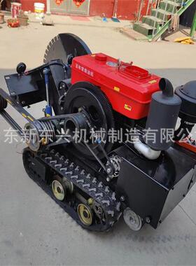 带马路切割全自动行走式大履型水冷柴机油混凝土路LCW面切缝机开