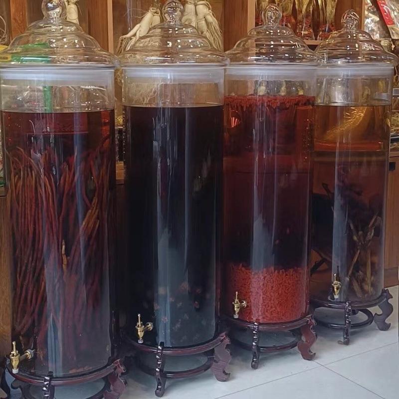 硼硅玻璃大瓶容量斤加斤高高玻璃米~米厂家直供加厚玻璃瓶酒瓶