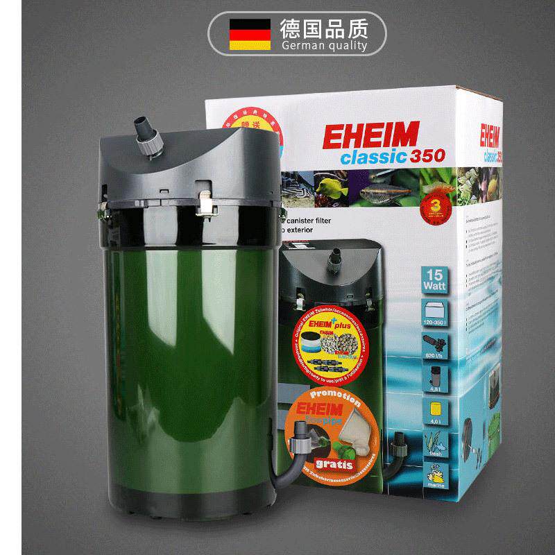 EHEIM德国伊罕600过滤桶鱼缸外置过滤器水族箱前置桶送百合