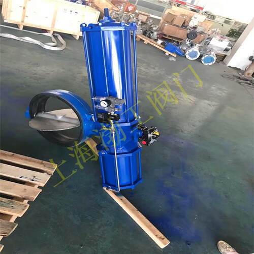 D671XP-10C 气动不锈钢板对夹软密封蝶阀 单作用双作用气缸