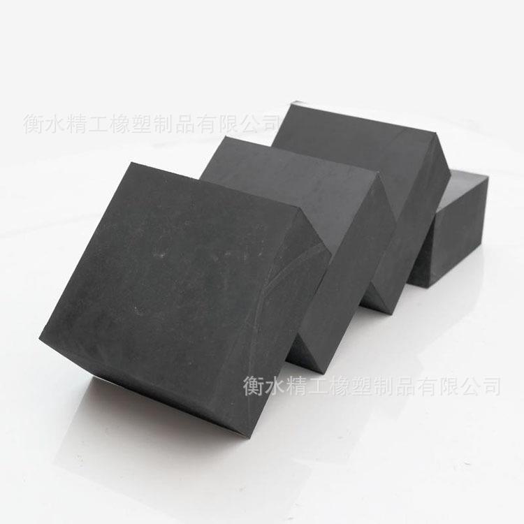 厂家直销 价格优惠 黑色减隔震橡胶块 缓冲垫 减震效果好 可做方