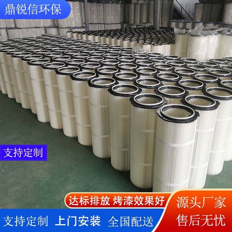 工业除尘滤芯粉尘过滤六耳快拆喷涂喷塑粉末回收吹尘器滤芯滤筒