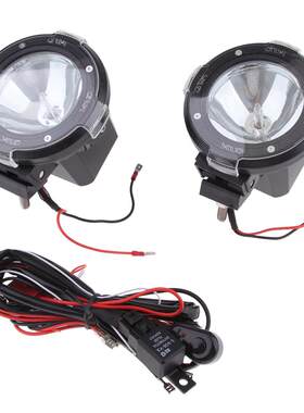 12V/100W4英寸hid工作灯黑圈聚光越野车灯HID户外探照灯