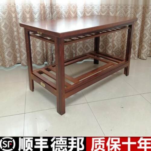 楠竹烤火架多功能可折叠烤火桌冬季取暖烤衣服客厅餐桌茶几长方形