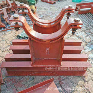 T21629 T型管托焊接t型管托J2 J7J8双螺栓管夹HG