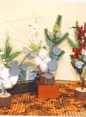Simple mini Christmas tree decorations window tree props