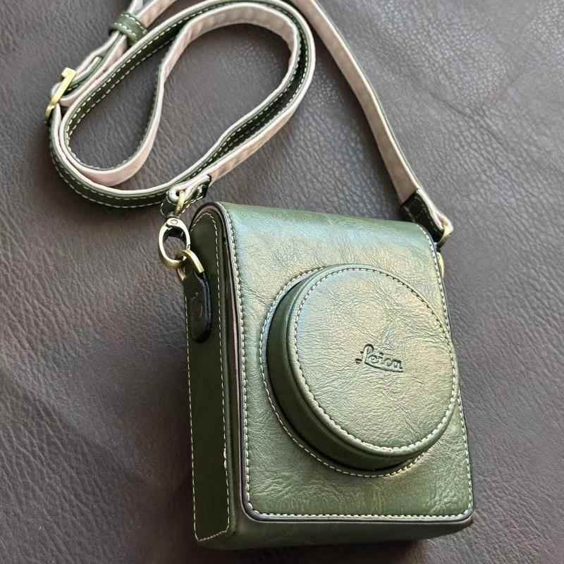 leica徕卡SOFORT2相机包 莱卡拍立得配件收纳袋保护皮套真皮半包