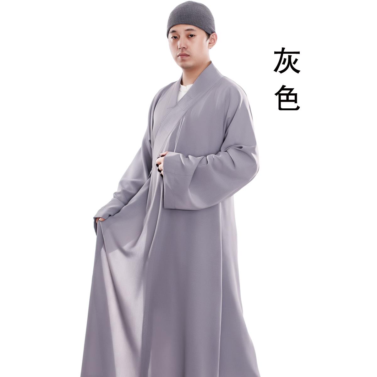 特价沁竺夏季冷丝麻僧服长褂男僧衣大褂薄款僧人长衫透气和尚服女