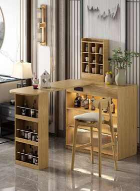 JGP1实木新款吧台隔断柜客吧台小户型家用餐边柜阳台休闲小批发价