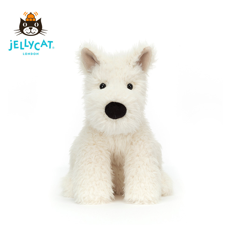 英国Jellycat门罗苏格兰梗小狗公仔西高地狗狗毛绒玩具玩偶送礼