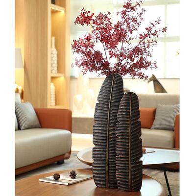 落花瓶中式居4581复古高级感客电厅视地柜玄关品质家品摆件