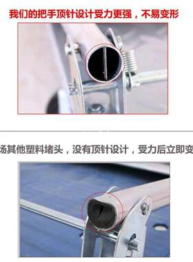 手推车平车不CFO锈钢把手搬活运车折叠扶手小推车板动把加配件厚