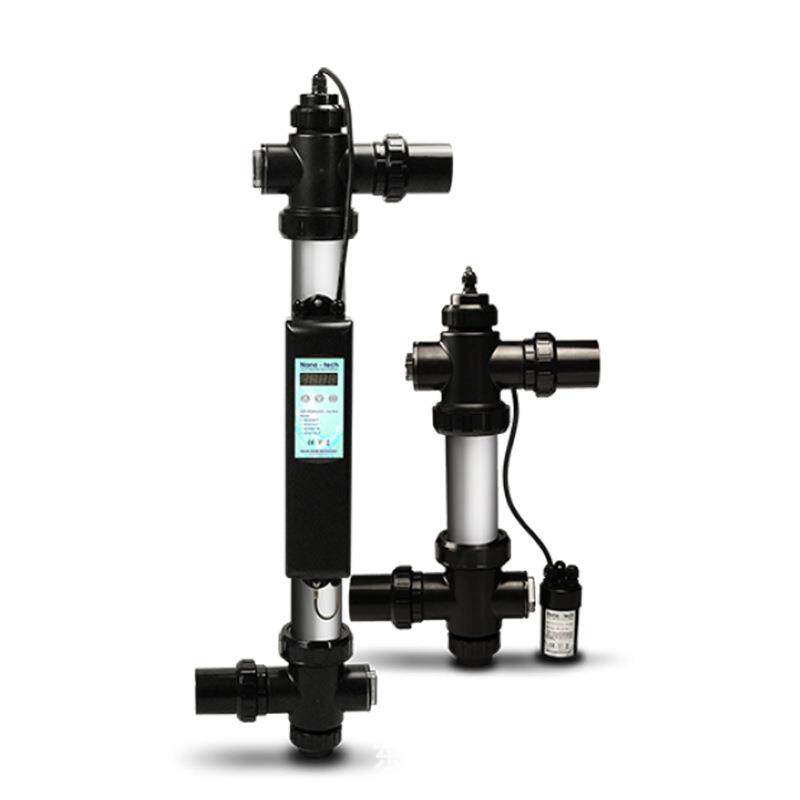 Pool Aquarium UV 泳池鱼池水处理不锈钢与PVC过流式紫外线灯除藻
