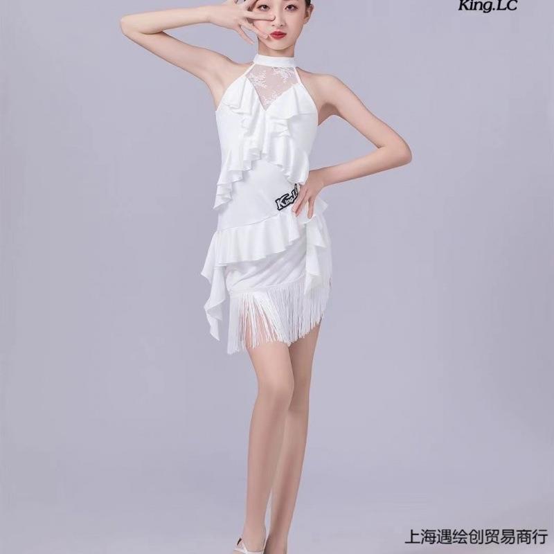 鹏翼之美2024春夏少儿拉丁舞服练功服训练服儿童舞服KS24192