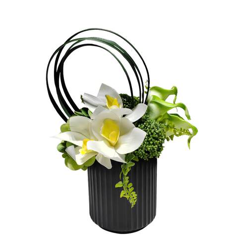 现代仿真玉兰花北欧酒店软装桌面仿真绿植样板房摆件假花花艺摆件