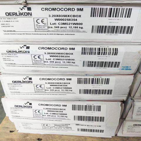 瑞士奥林康CROMOCORD 9M T91/P91耐热钢焊条E9015-B9 ER9018-B91