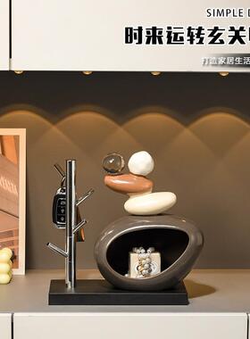 轻奢陶瓷艺品件家居客厅办公室时来运转酒柜摆设柜电视柜工书书摆