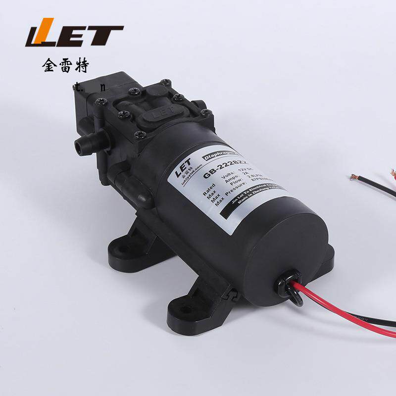 厂家供应12V24V余姚金雷特高压洗车水泵 GB-2228ZZ微型自吸隔膜泵