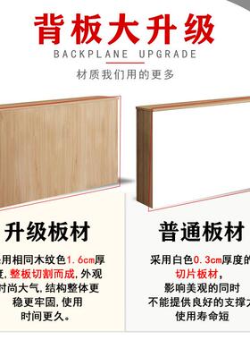 办W102公室文件柜子木质矮带锁储柜组柜资合料抽物屉柜柜长条柜隔