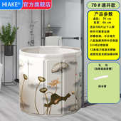 浴盆泡澡材质游泳池坐全身桶尼龙桶家用便携式 洗澡儿童大人可折叠