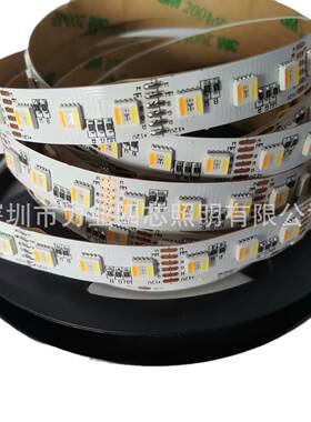 新款RGBCCT五合一灯带84灯每米RGBWW灯条五合一LED灯条12V