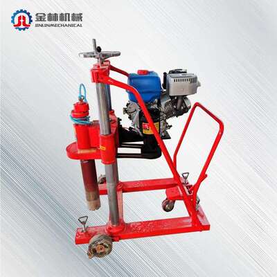 金林路面钻孔取芯机混凝土钻孔取芯机建筑工地汽油取芯机机械设备