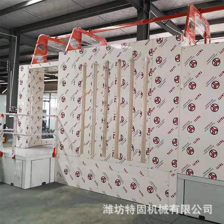 机静电涂装喷粉02设备喷粉大旋风三明治PP喷粉房柜高温烤漆房