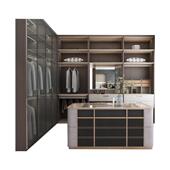 工厂全屋定制衣柜家用卧室家具整体板步入式 衣帽间现代