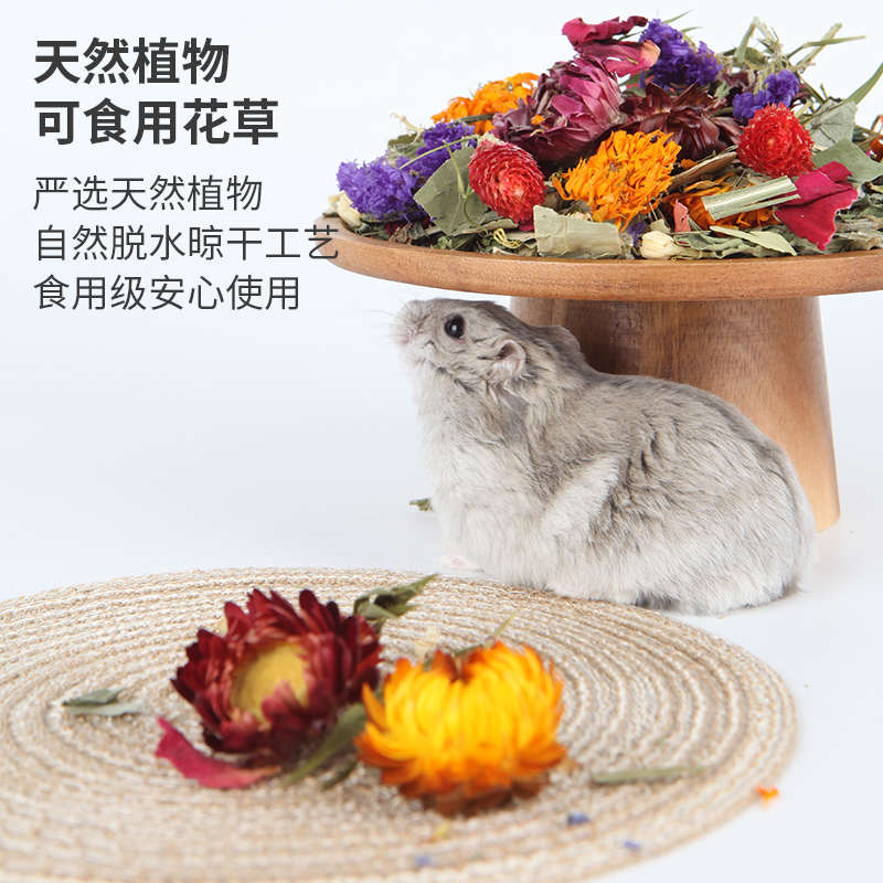 布卡星花草垫料仓鼠除臭垫料夏天木屑窝笼子造景装饰品金丝熊用品