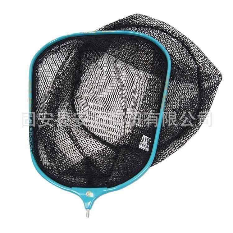 新款直销三角抄网头铝合金加深可折叠防挂钩大物黑坑巨物防挂大鱼
