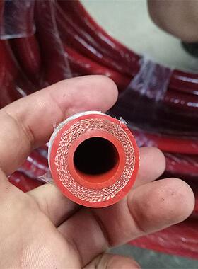 厂家供应夹布硅胶管红色蓝色汽车耐高温高压20米硅胶软管