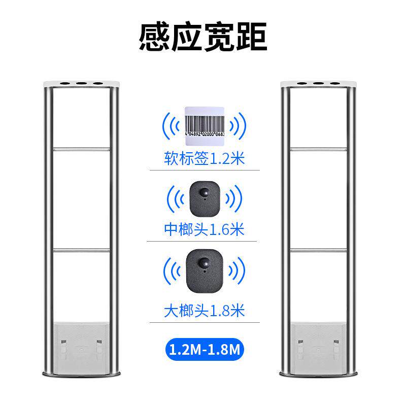 超市防盗门 禁系统 服装商场商品eas射频声磁防盗器门禁主机无线