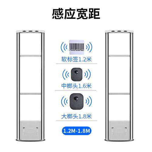 磁超市防盗门禁统禁服装商场T04商品eas射频声系防盗器门主机无线